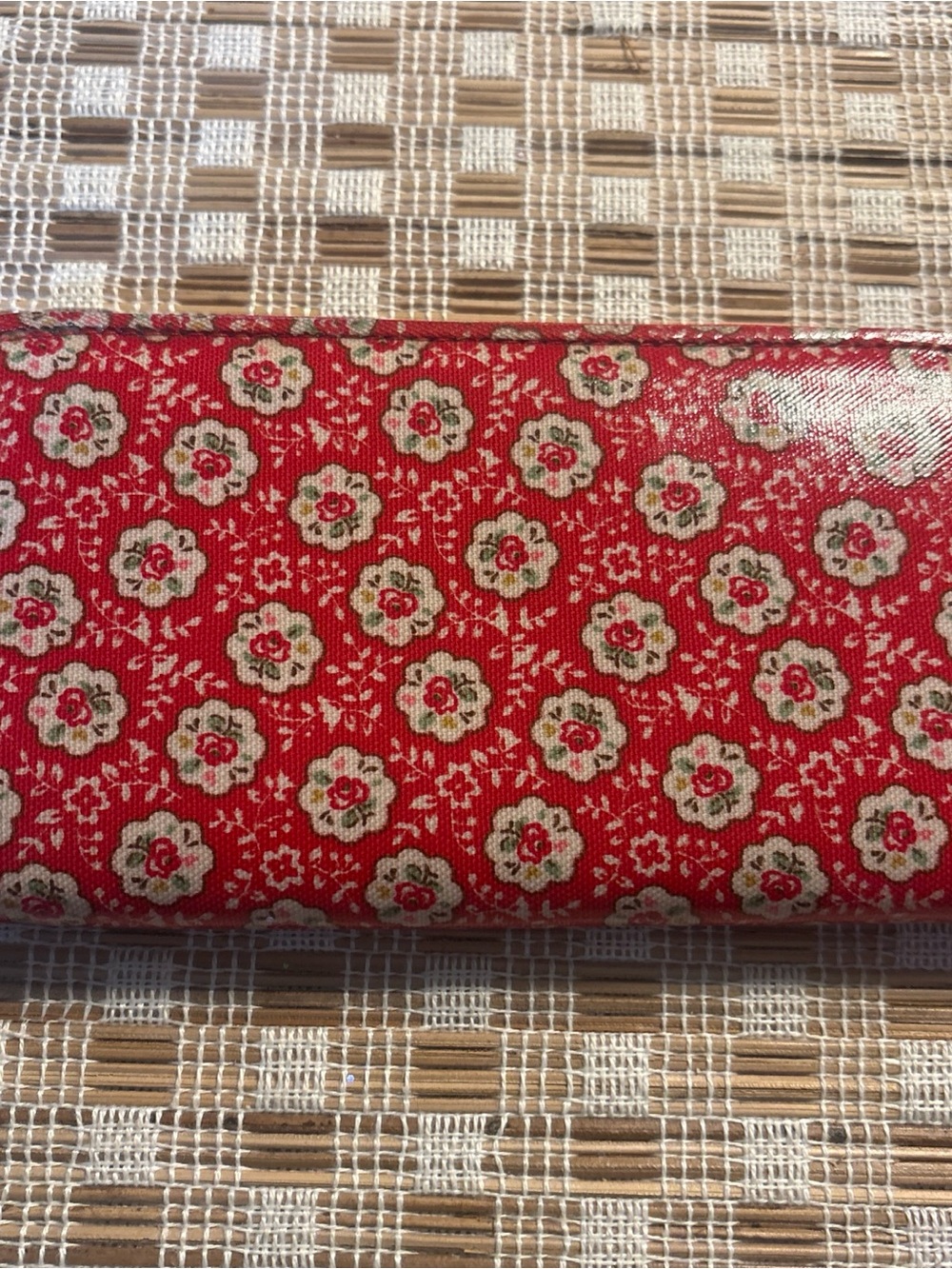 Cath Kidston Red Floral Zip Wallet